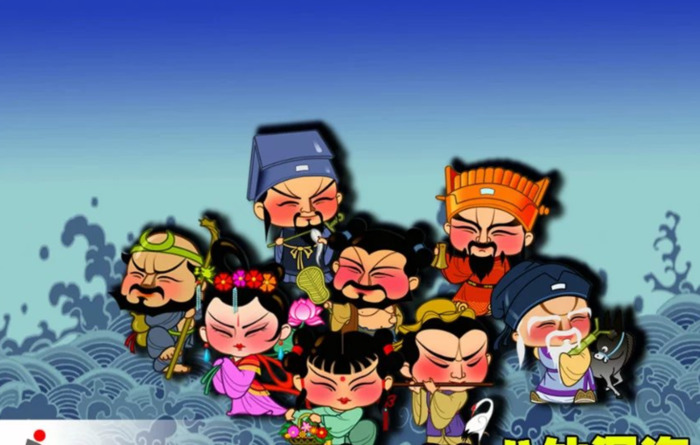 八仙过海简笔画小学生【八仙过海简笔画图片大全】