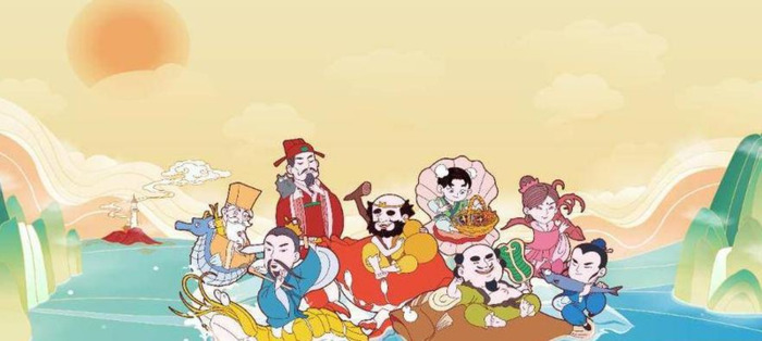 八仙过海简笔画小学生【八仙过海简笔画图片大全】