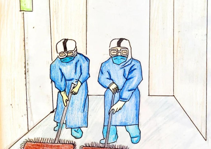 白衣天使抗击疫情图片真人【白衣天使抗击疫情图片绘画】