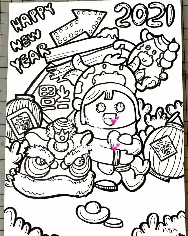 幼儿园元旦绘画展主题【幼儿园元旦绘画图片大全 简单】