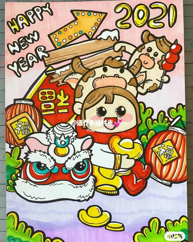 幼儿园元旦绘画展主题【幼儿园元旦绘画图片大全 简单】