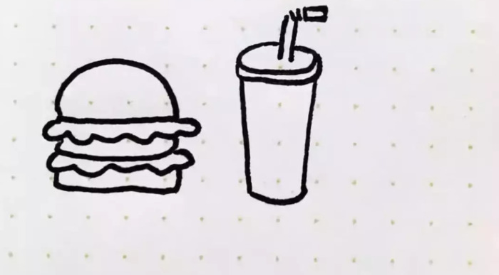 可乐简笔画怎么画【可乐简笔画法】