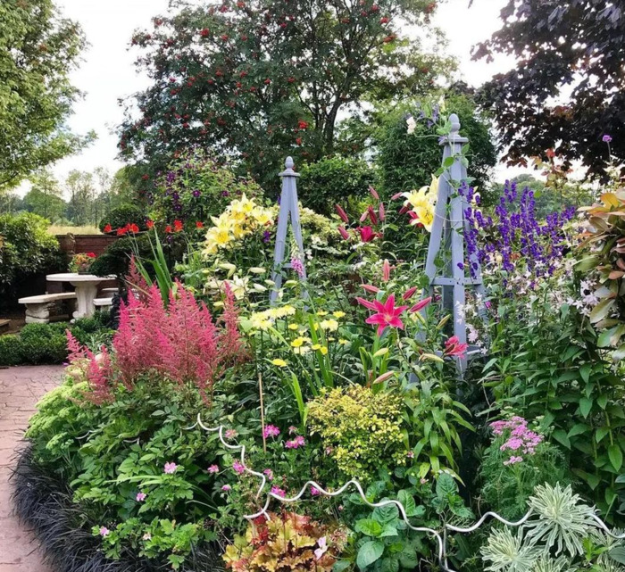 多肉花境效果图【花境效果图怎么做】