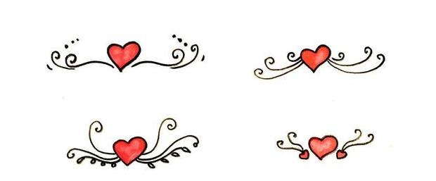 简笔画爱心小人【简笔画爱心手势】