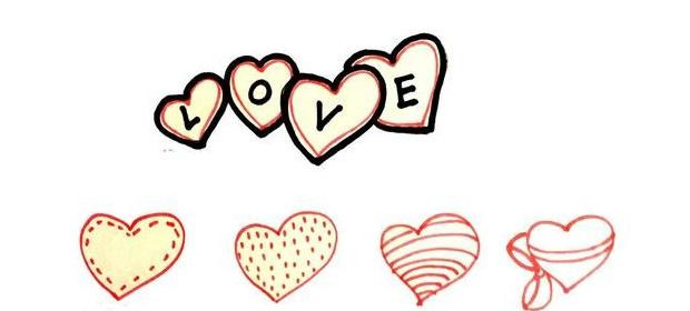 简笔画爱心小人【简笔画爱心手势】