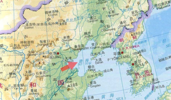 黄海地图位置【中国黄河地图】