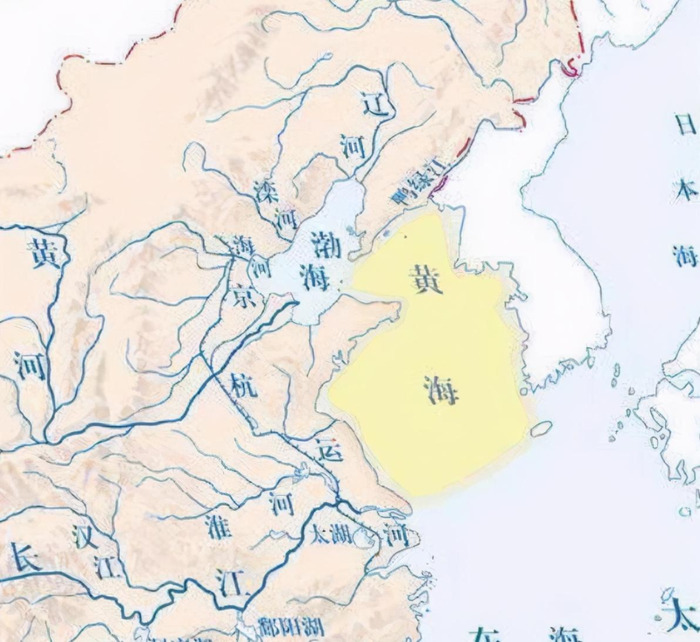 黄海地图位置【中国黄河地图】