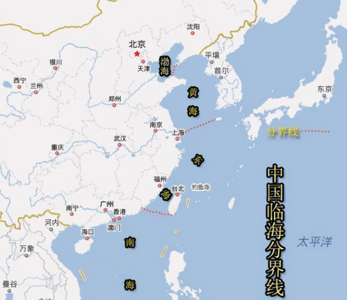 黄海地图位置【中国黄河地图】