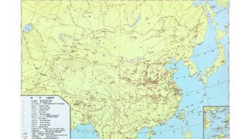 中国黄河流域地图【古代黄河流域地图】