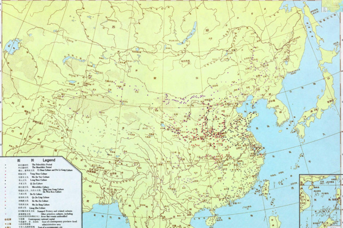 中国黄河流域地图【古代黄河流域地图】