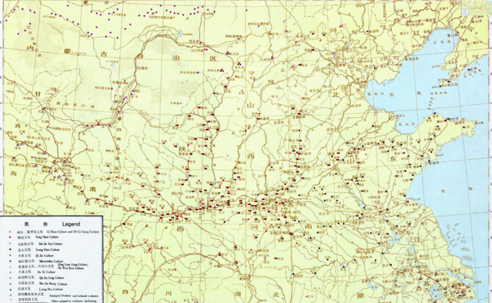 中国黄河流域地图【古代黄河流域地图】