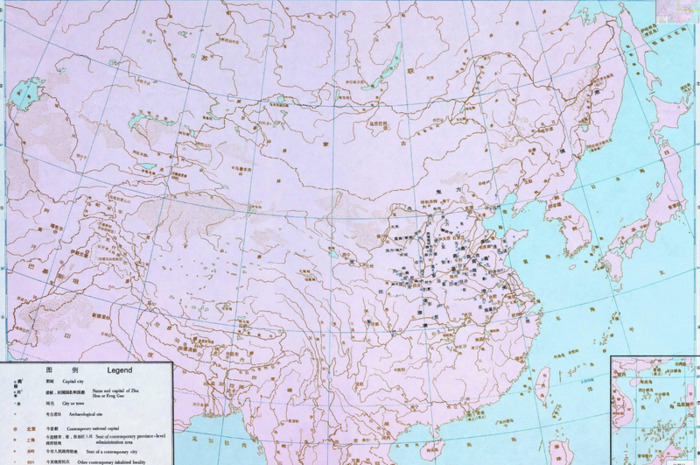 中国黄河流域地图【古代黄河流域地图】
