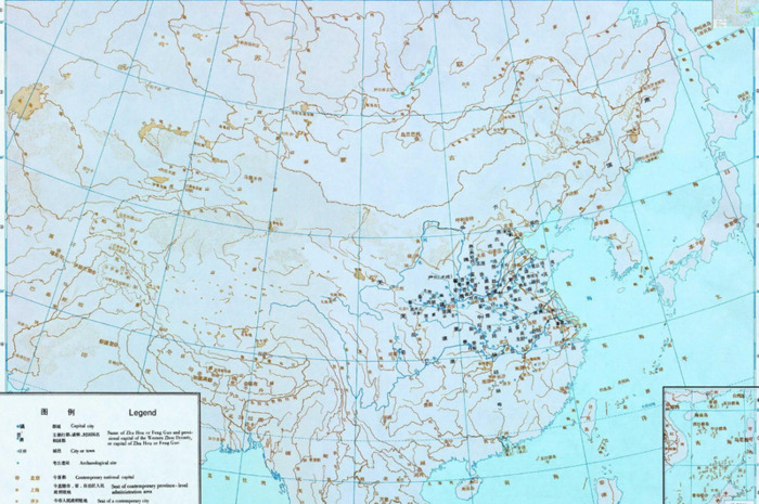 中国黄河流域地图【古代黄河流域地图】