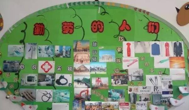 幼儿园五一主题墙布置图片大全【幼儿园五一主题墙设计】