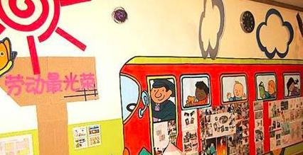 幼儿园五一主题墙布置图片大全【幼儿园五一主题墙设计】
