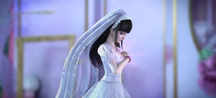 网红头纱照片【结婚头纱照片】