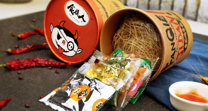 食族人酸辣粉是哪个厂家的产品【食族人爆肚粉多少钱一盒】