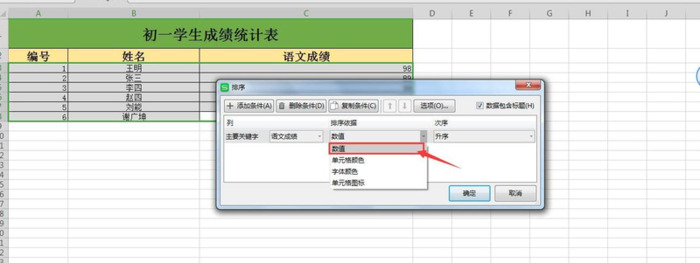excel表怎么升序排列【excel如何排列】