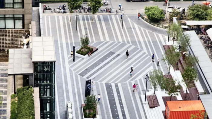 地面铺装图cad平面图【地面铺装图手绘】