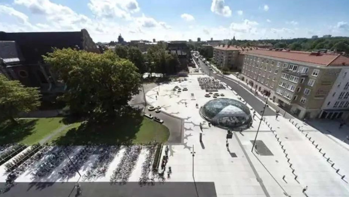 地面铺装图cad平面图【地面铺装图手绘】