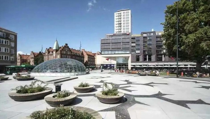 地面铺装图cad平面图【地面铺装图手绘】