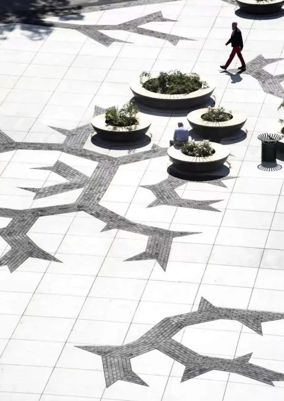 地面铺装图cad平面图【地面铺装图手绘】