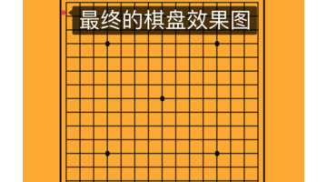 五子棋棋盘图片画法【五子棋棋盘图片 电子版】