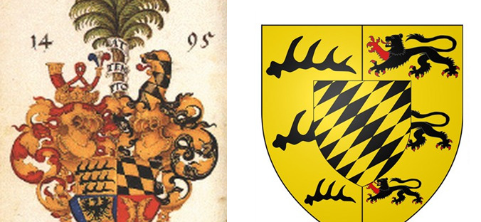 随着时间推移,符腾堡的州徽也在变化