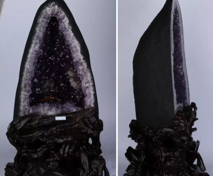 水晶洞洞口方向的摆放【水晶洞摆放在家里哪个位置】