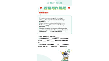 英语四级作文万能套用模板开头【英语四级作文万能套用模板结尾】