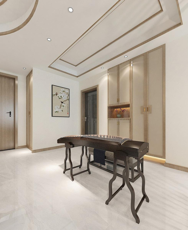 长方形客厅餐厅二合一装修图中式【长方形客厅餐厅二合一装修图 一体】