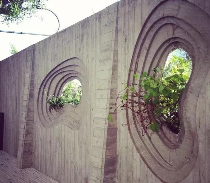 院墙大门效果图大全农村【庭院墙面设计效果图】