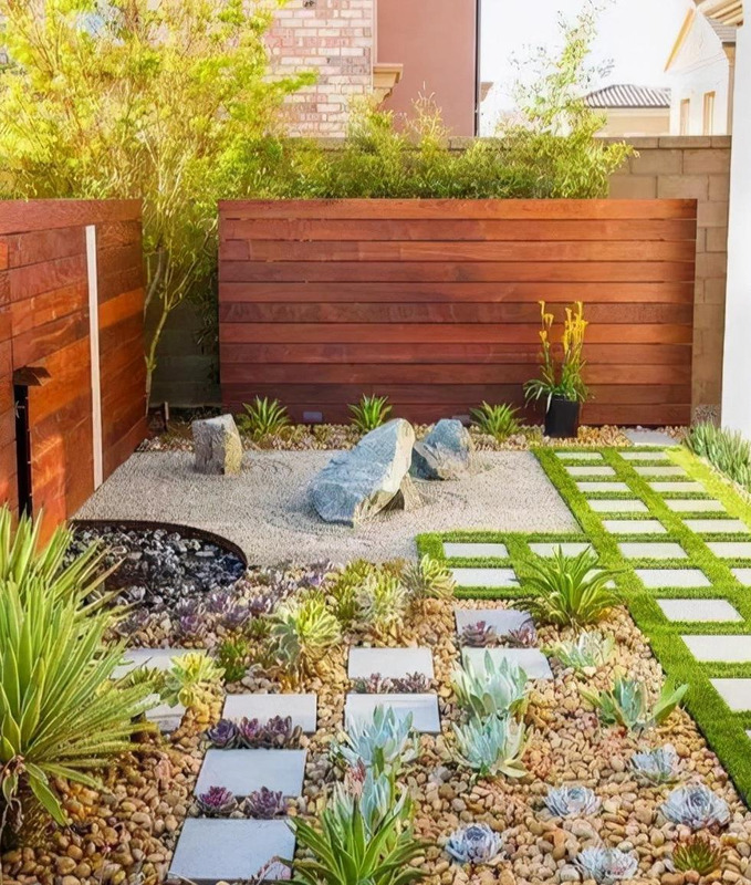 院墙大门效果图大全农村【庭院墙面设计效果图】