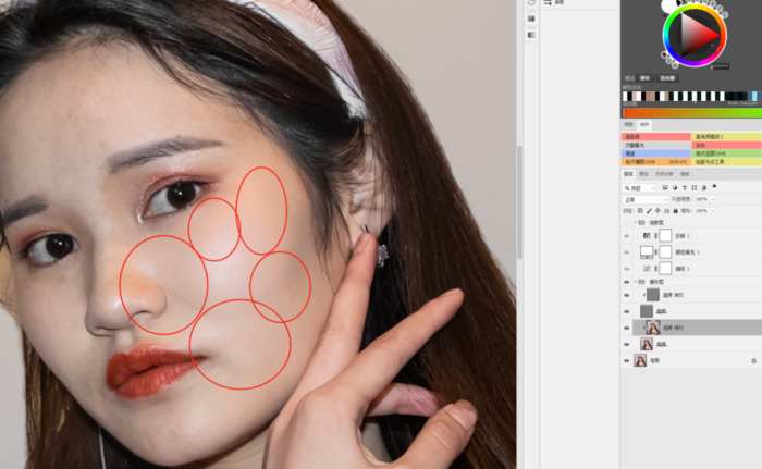 高低频磨皮混合画笔设置【高低频磨皮的三种方法】