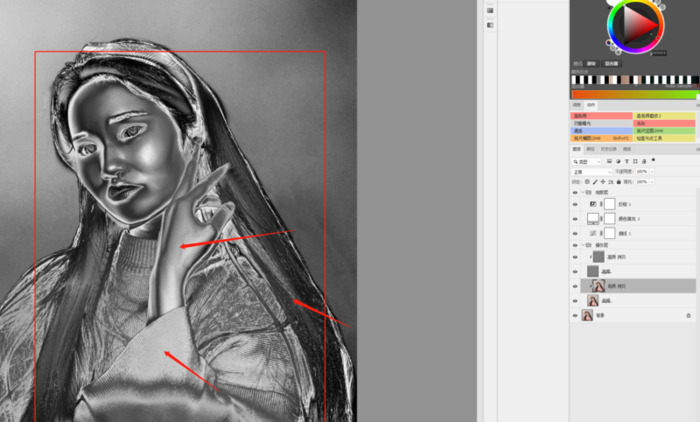 高低频磨皮混合画笔设置【高低频磨皮的三种方法】