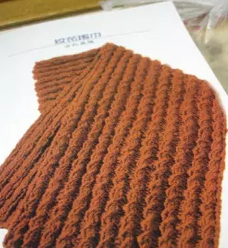 慢动作教你织围巾,新手3分钟学会【织围巾教程慢动作简单起步】