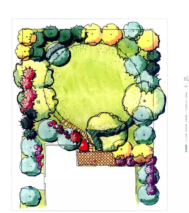 景观园林设计图片平面图【园林平面设计图】