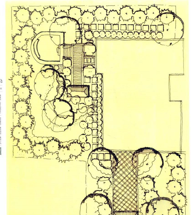 景观园林设计图片平面图【园林平面设计图】