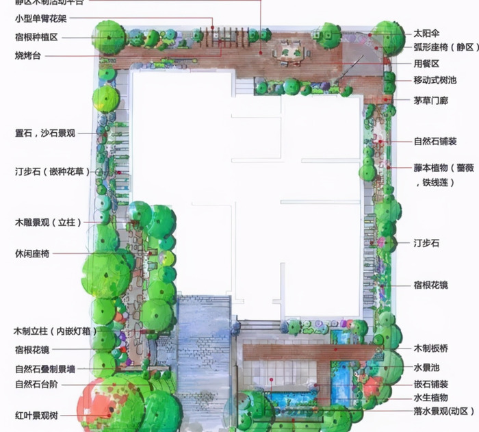 景观园林设计图片平面图【园林平面设计图】