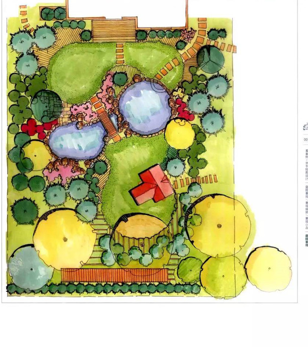 景观园林设计图片平面图【园林平面设计图】