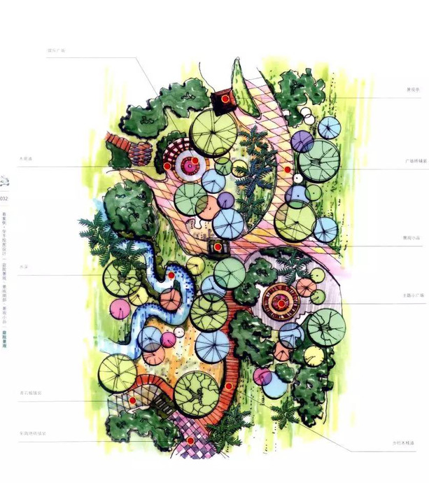 景观园林设计图片平面图【园林平面设计图】