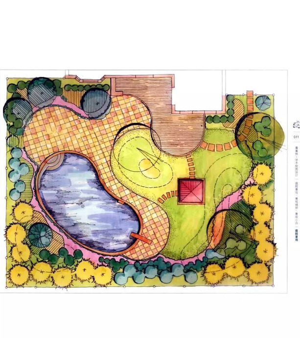 景观园林设计图片平面图【园林平面设计图】