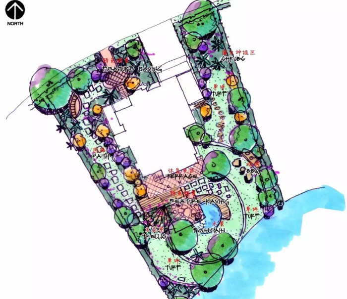 景观园林设计图片平面图【园林平面设计图】