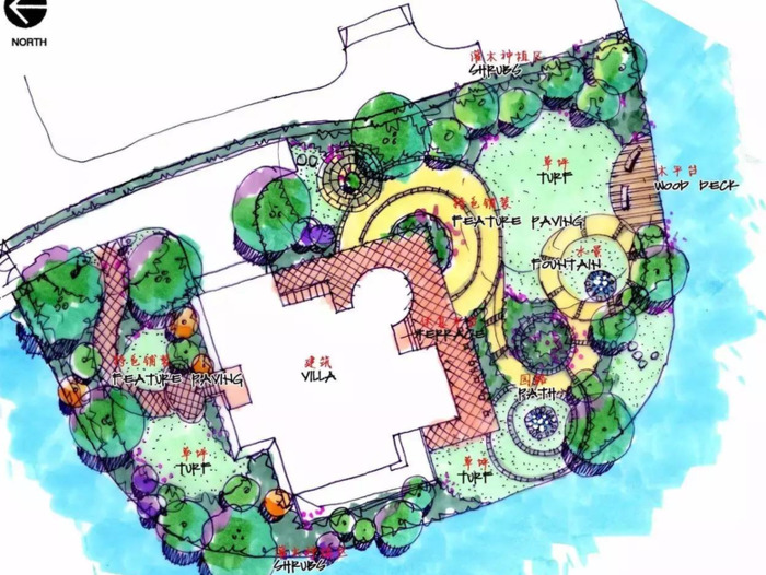 景观园林设计图片平面图【园林平面设计图】