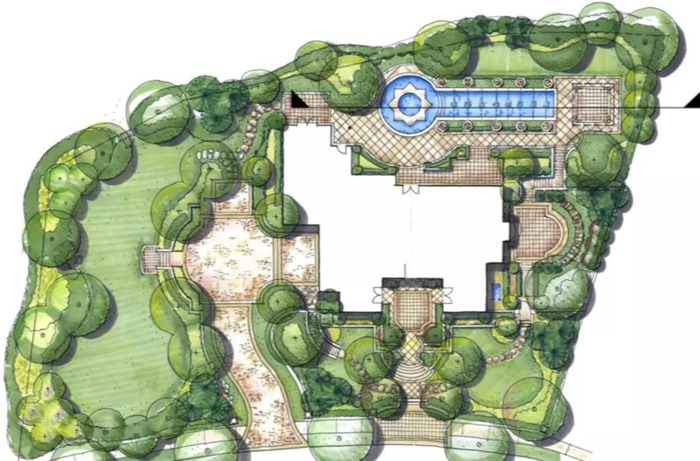 景观园林设计图片平面图【园林平面设计图】