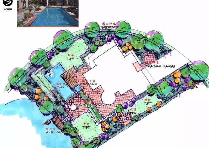 景观园林设计图片平面图【园林平面设计图】