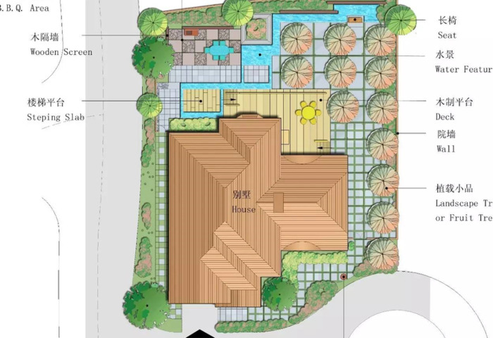 景观园林设计图片平面图【园林平面设计图】