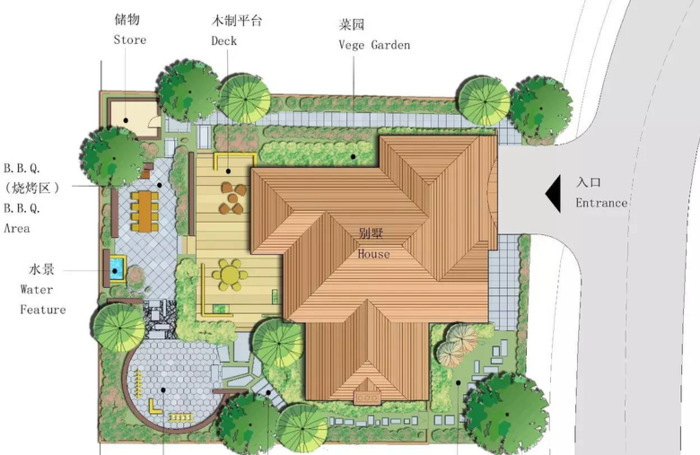 景观园林设计图片平面图【园林平面设计图】