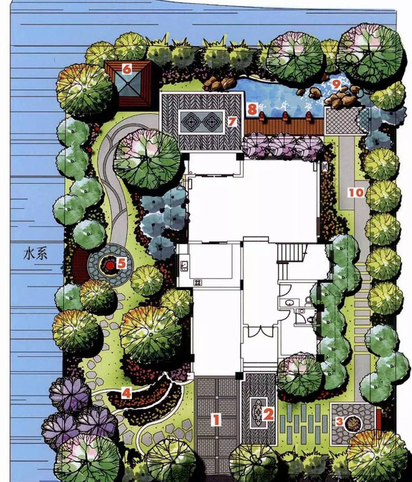 景观园林设计图片平面图【园林平面设计图】