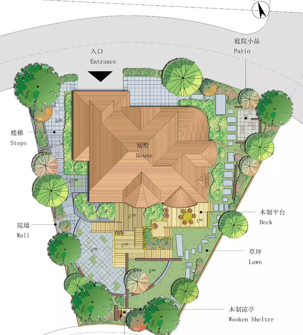 景观园林设计图片平面图【园林平面设计图】